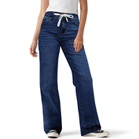 Vaqueros Baggy de Cintura Alta Y2K Personalizados para Mujer, Estilo Retro Vintage, Pierna Ancha Oversize, Corte Recto Holgado, con Cinturón de Mezclilla