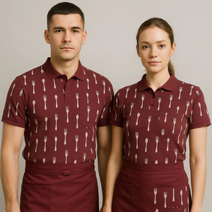 Camisetas Polo de Manga Corta de Alta Calidad para Graduación, Uso Escolar, Uniformes 100% Poliéster, Camisetas Promocionales para Hoteles - Product Image 4