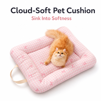 Tapis de transport pour animaux de compagnie avec poignée, tapis de voyage portable, protection de siège de voiture et de canapé pour chat et chien, 4 tailles S-XL, vente en gros OEM