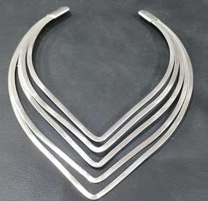 Venta al por mayor, collar de artesanía religiosa de tendencia Bohemia, Gargantilla chapada en oro y plata, cadena de cuentas Rawat, perla, moda principal con cuentas - Product Image 2