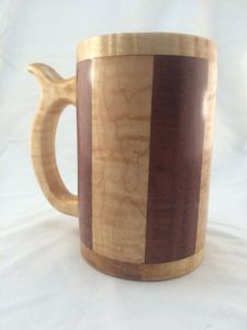 MODERN WOOD <b>MUG</b> WITH WOODEN HANDLE Cup Wood Drinking Cup for Coffee Tea MiLK - Product Image 5