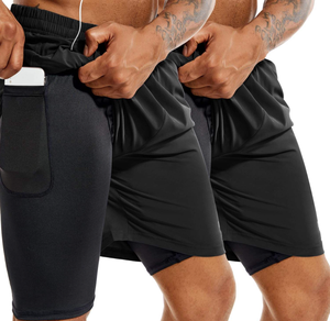 Giảm giá nén quần short bán buôn phòng tập thể dục mặc trang phục và phụ kiện cho các nhà bán lẻ và người bán - Product Image 2