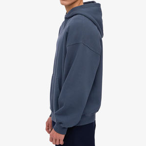 เสื้อฮู้ดสวมหัวโอเวอร์ไซส์สำหรับผู้ชายเสื้อผ้าแนวสตรีทผ้าคอตตอนแห้งเร็วสำหรับ100% ผ้านุ่มปักโลโก้ได้ตามต้องการ - Product Image 3