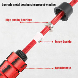 Cuerda de Saltar de 16 Pies de Largo para Niños y Adultos, Cuerda de Saltar Doble Ajustable con Cuerda Trenzada de Nailon de Alta Resistencia - Product Image 4