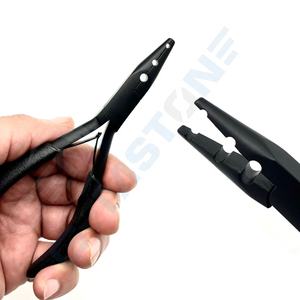 Pinzas Profesionales de Acero Inoxidable de 6 Pulgadas para Extensiones de Cabello, Herramienta de Engarzado de Micro Anillos de 2mm, 3mm, 4mm y Nano Beads para Cabello - Product Image 3