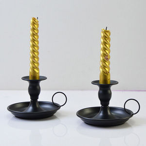 Fancy Table Centerpieces Black Metal <b>Candle</b> Stand for Candlestick in <b>Bulk</b> Quantity Trendy <b>Candle</b> Light <b>Candle</b> Mold - Product Image 1
