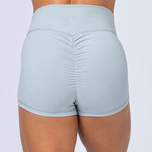 Mejor demanda Precio al por mayor Logotipo personalizado Ropa deportiva Booty Pantalones cortos de mujer High Wasted Workout Gym Running Yoga Booty Hot Shorts - Product Image 5