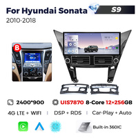Navifly MS más nuevo Android 2K pantalla táctil 12 + 256G estéreo de coche para Hyundai Sonata 2010-2018 soporte cámara trasera Adas DVR