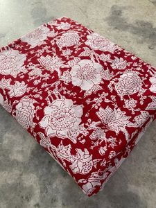 ชุดเดรสผ้าฝ้ายเนื้อนุ่มพิมพ์ลาย jaipuri สำหรับผู้หญิงชุดเดรสอินเดียผ้าร็อบแบบหลวมสำหรับลานวิ่ง - Product Image 6