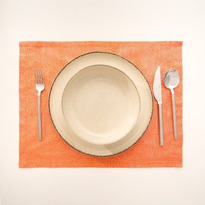 Juego de manteles individuales naranja de algodón 100% de 12 piezas, manteles decorativos de 35x45cm, accesorios de mesa de comedor elegantes lavables duraderos - Product Image 4