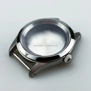 Boîtier <span class=keywords><strong>de</strong></span> <span class=keywords><strong>montre</strong></span> OEM ODM personnalisé en acier inoxydable 316L, ultra fin 38 mm (9,15 mm), pour mouvement mécanique Miyota 9015 90S5 9039, boîtier DIY - Product Image 1