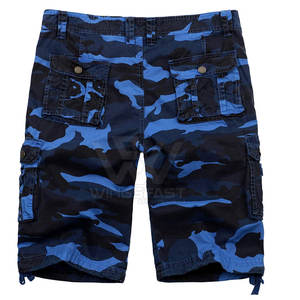 กางเกงขาสั้นคาร์โก้สำหรับผู้ชายผ้าฝ้าย100% ระบายอากาศได้ดีมาใหม่สำหรับกลางแจ้ง - Product Image 2