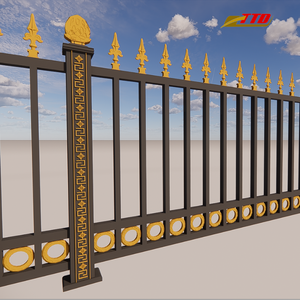 Modern Eco-Friendly Outdoor Fence Panels Iron Fencing with Powder Coating Enhance Privacy Style Protection Long Lasting Quality - Product Image 5