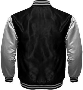 Varsity Jacket Letterman Baseball Jacket Bomber Jacket Tissu SATIN disponible en multi Custom CollegeBaseballjacket pour hommes - Product Image 2