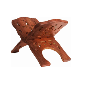 Support de livre saint en bois de haute qualité support serre-livres pliables sculpture à la main bois Rehal pour Coran Bible par tradebit - Product Image 6