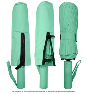 Paraguas Plegable Reforzado Clásico de 12 Varillas con Protección Contra el Viento y la Lluvia, Incluye Funda con Cierre, Calidad Premium - Product Image 3