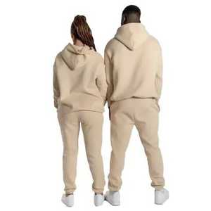 Ensemble de survêtement/survêtement de sport blanc pur, slim fit, Sweat à capuche de haute qualité, survêtement pour hommes, streetwear - Product Image 2