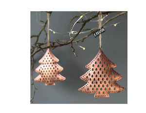 Hierro dorado Decoraciones navideñas Forma de hada Carillón Decoración decoración del hogar Campanas de Navidad flores - Product Image 4