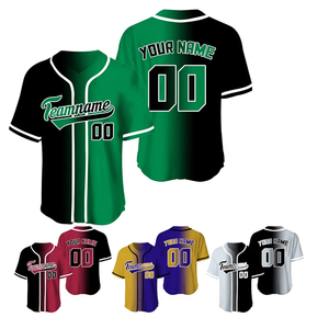 Camisas de poliéster transpirables con número de nombre de equipo de tela cómoda para camisetas de béisbol y softbol - Product Image 6