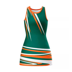 Uniforme de netball sur mesure 2025, best-seller, Pakistan, nouveau design, logo personnalisé, vêtements de sport, 100% polyester, léger - Product Image 5