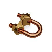 Boulon en U en laiton ACE-Pince tige à câble (GUV)
