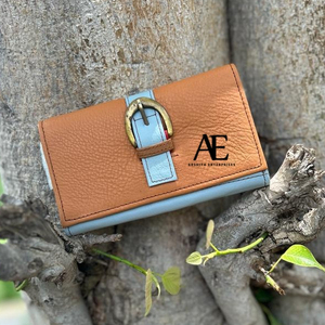 Nuevo bolso de mano de cuero de Color arcoíris reciclado hecho a mano Real para mujer, monedero multiusos de Color rechoncho elegante, tarjetero ATM, carteras de moda - Product Image 1