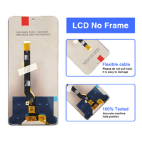 Écran tactile LCD de remplacement Tecno Spark 20 Pro OLED/TFT – Garantie 1 an – Numériseur d'origine de haute qualité – 100 % testé