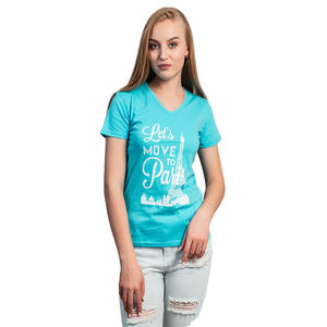 Camisetas de Algodón 100% para Mujer IMRON, Gran Calidad, Cortas, Casuales, Estampadas, Tejido de 140g, Venta al Por Mayor - Product Image 1