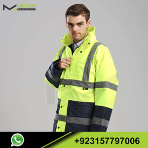Hola VIS, invierno, ropa de trabajo Ingeniero Seguridad Ropa DE TRABAJO Chaqueta reflectante para adultos con bolsillos - Product Image 2