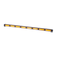 Golddeer, 39 ", baliza LED ámbar, barra de luz de advertencia estroboscópica intermitente, luz de asesor de tráfico, vehículos de construcción de emergencia, camión de remolque