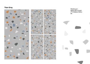 600x1200mm Grand Format Résistant Aux Acides Terrazzo Sculpture Carreaux De Porcelaine Vitrifiée Surface Mate pour Sol et Mur Durable - Product Image 5