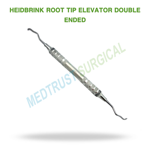 เครื่องมือถอนรากฟันแบบปลายคู่ Heidbrink สำหรับการถอนปลายรากฟันและการถอนฟัน - Product Image 2