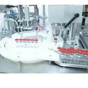 Sellador de tapa de botella de línea de producción automatizada para Dispositivo de llenado de botellas de mini cepillo para fábrica