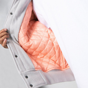 Écusson de broderie personnalisé OEM pour hommes, veste chaude pour collège Bomber Letterman Varsity Jacket pour hommes, collège de baseball - Product Image 2