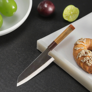 Vente en gros de couteaux de cuisine personnalisés OEM ODM de haute qualité en acier inoxydable à haute teneur en carbone avec manche en bois - Product Image 3