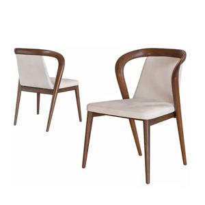 Chaise de salle à manger en bois massif italien nordique super confortable et écologique, couleur au choix, pour salon, utilisation en extérieur, exportation en Europe - Product Image 5