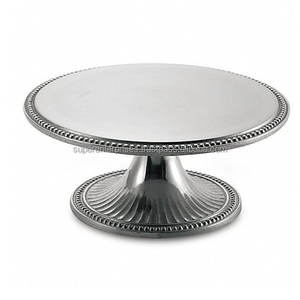 Soporte de Metal para pastel, decoración interior, diseño de Acabado plateado para mesa de boda y fiesta, herramientas de decoración de pasteles - Product Image 1