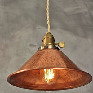 Lampe suspendue en cuivre à finition décorative pour une collection d'éclairage haut de gamme, améliorant le style intérieur avec une lueur élégante - Product Image 1