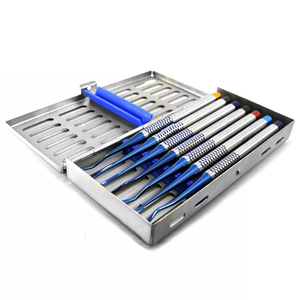 Juego de Instrumentos Dentales PDL de 7 Piezas, Elevador de Raíces de Dientes de Aleación de Titanio, Certificado CE, Instrumento para Silla Dental Certificado - Product Image 6