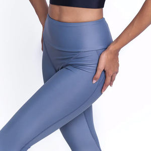 Hauts de yoga de compression à motif solide pour femmes et leggings d'entraînement ensembles de vêtements de sport pour le yoga et la course - Product Image 4