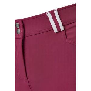 Legging ecuestre de asiento completo de cintura alta para mujer, pantalones con tuberías contrastantes, certificado SGS para montar a caballo, novedad de 2024 - Product Image 4