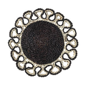 Mantel Individual redondo de algas marinas de nuevo diseño, mantel trenzado a mano para servir mesa para sala de estar - Product Image 1