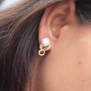 Certifié véritable diamant 18K or jaune bijoux diamant naturel perle boucle d'oreille vis arrière pour les occasions de fête bijoux pour femmes - Product Image 4