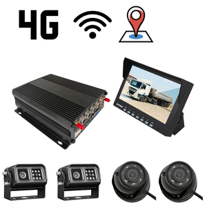 NVR de 4 Canales CMSV6 4G GPS H.265 de Fábrica, MDVR con Doble SD para Vehículos, Autobuses y Autocaravanas con Interfaz de Grabación Profesional - Product Image 1