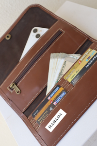 Designer Handmade <b>Wallet</b> Genuine Leather Clutch <b>Wallet</b> <b>Purse</b> for <b>Ladies</b> Stylish Hand <b>Wallet</b> - Product Image 6