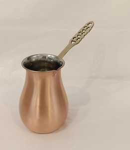 Best Quality Pure Copper Turkish Coffee Pot with Brass Handle Handmade Coffee <b>Maker</b> - Product Image 3