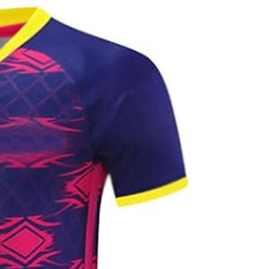 Camiseta de fútbol para deportes al aire libre para hombres, Camiseta holgada con cuello redondo para adultos, camisetas de corte automatizado, ropa de fútbol - Product Image 5