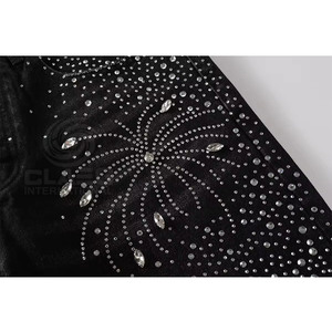 ผู้ผลิตกางเกงยีนส์ประดับเพชรคุณภาพสูงสำหรับผู้หญิง  แบบมีซิป  ผ้าฝ้าย - Product Image 6