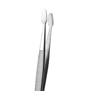 Pince à épiler de manucure premium de 10,3 cm, durable, à pointe plate et angulaire, pour usage domestique et commercial - Product Image 4