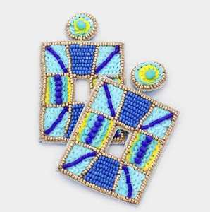 TRENDING NEW LATEST DESIGN BEADED <b>HANDMADE</b> <b>EARRINGS</b> HAND EMBROIDERY <b>EARRING</b> for GIRLS and WOMEN FROM INDIAN SUPPLIER - Product Image 1